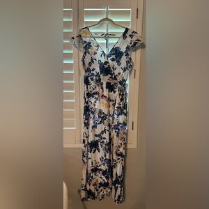 Band of the Free Floral Wrap Dress